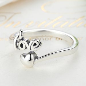 Stříbrné prsten Láska Pro Tebe SCR024 Pandora styl