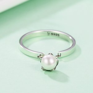 Stříbrné prsten Slzy Květin SCR165 Pandora styl