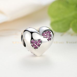 Stříbrné Přívěsek Srdce SCC012 jako Pandora