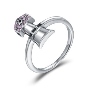 Stříbrné prsten Maják Naděje SCR210, Kubická zirkonie, jako Pandora