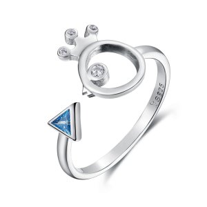 Stříbrné prsten Král Ryb SCR079, Kubická zirkonie, jako Pandora