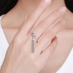 Stříbrné prsten Chytré Srdce SCR320 Pandora styl