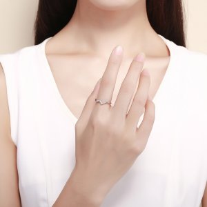 Stříbrné prsten Ostrý SCR469, Kubická zirkonie, jako Pandora