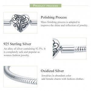 Stříbrné Hadovitý řetízkový náramek Rodokmen SCB066, Kubická zirkonie, Pandora styl