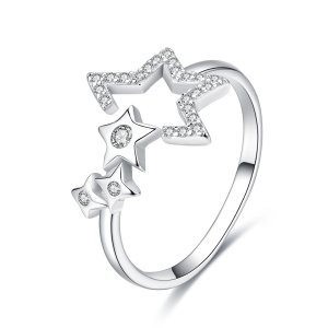 Stříbrné prsten Guardian Stars SCR452, Kubická zirkonie, jako Pandora