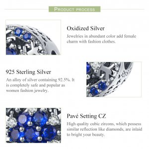Stříbrné Přívěsek Brilantní Květina SCC1098, Kubická zirkonie, Pandora styl