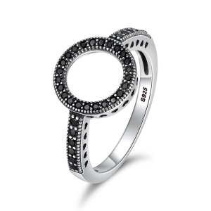 Stříbrné prsten Šumivé Halo SCR112, Kubická zirkonie, jako Pandora