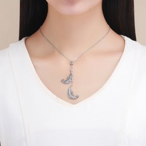 Stříbrné Náhrdelník Jemně Miluj SCN322 Pandora styl