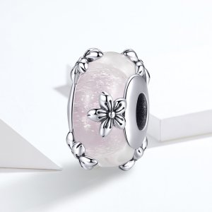 Stříbrné Přívěsek Sakura SCC1302, Murano sklo, jako Pandora