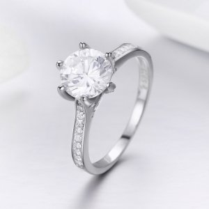 Stříbrné prsten Věčná Milost SCR342, Kubická zirkonie, jako Pandora