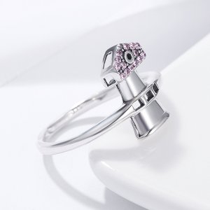 Stříbrné prsten Maják Naděje SCR210, Kubická zirkonie, jako Pandora