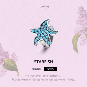 Stříbrné Přívěsek Mořská Hvězdice SCC1313, Kubická zirkonie, Pandora styl