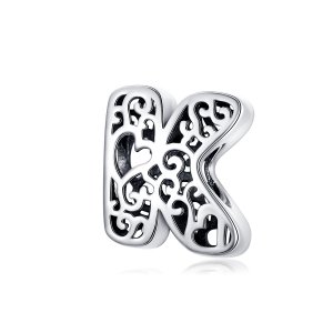 Stříbrné Přívěsek Kouzelné Písmeno K SCC1229-K jako Pandora