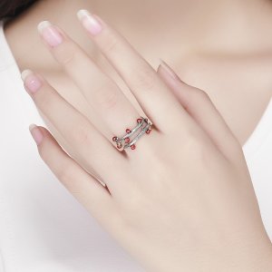 Stříbrné prsten Podzimní Barvy SCR442 Pandora styl