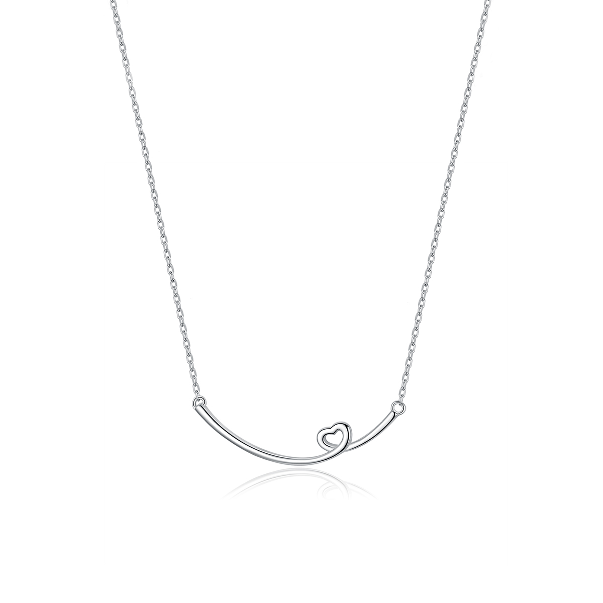 stříbrné náhrdelník šťastný úsměv scn381 pandora styl
