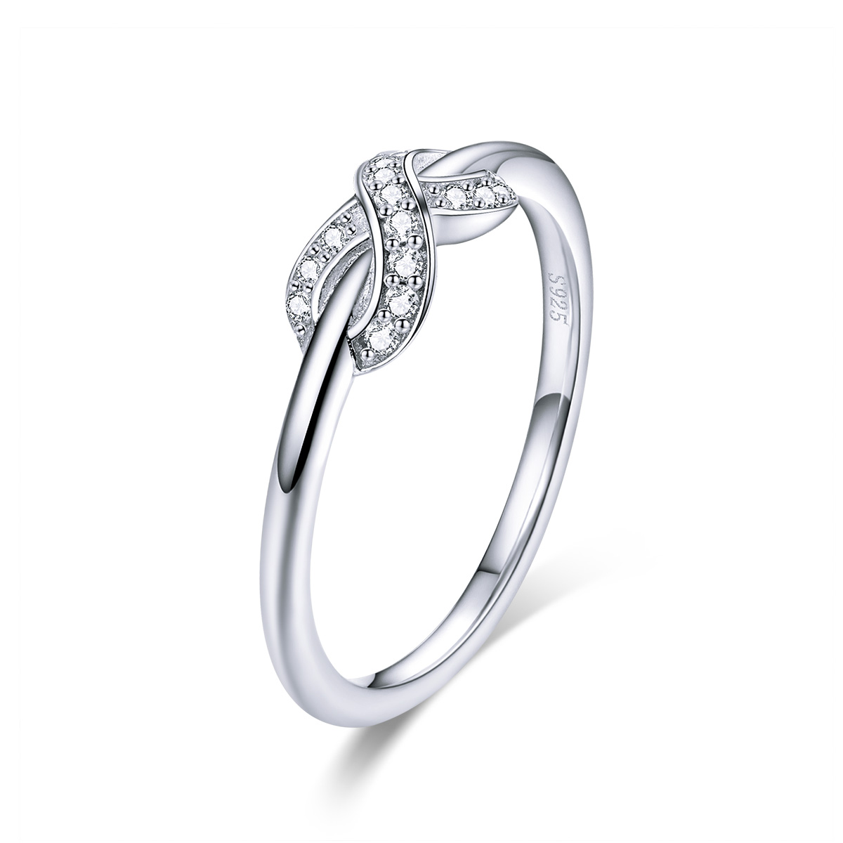 stříbrné prsten nekonečná láska scr494 kubická zirkonie jako pandora