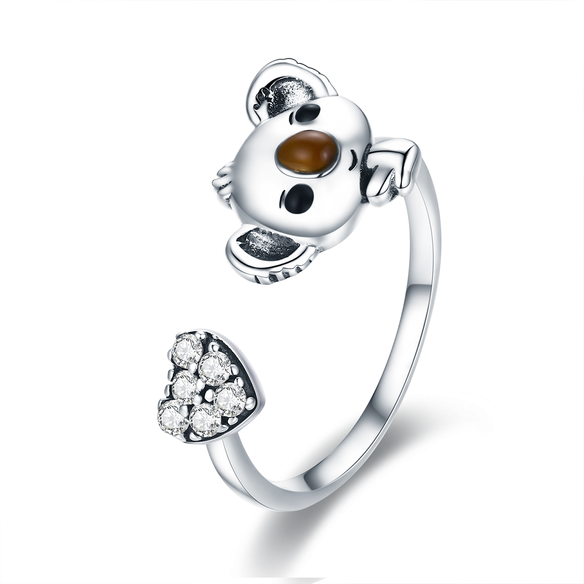 stříbrné prsten roztomilá víla scr355 kubická zirkonie jako pandora