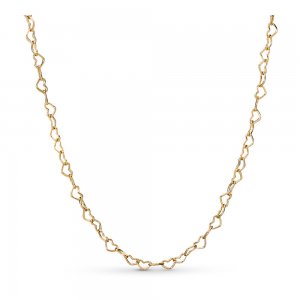 PANDORA Shine náhrdelník Propojená srdce - 367961