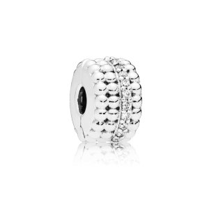 Klip PANDORA Korálková brilance - 797520CZ (obrázek pro) Klip PANDORA Korálková brilance - 797520CZ