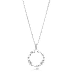(obrázek pro) Náhrdelník Střípky záře - PANDORA 397546CZ-45
