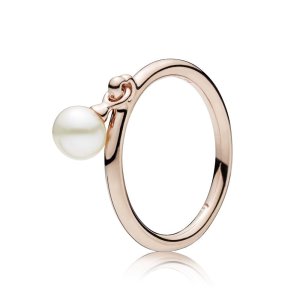 (obrázek pro) Prsten PANDORA Moderní perla - 187525P