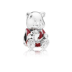 Přívěsek PANDORA Vánoční medvěd - 797564ENMX (obrázek pro) Přívěsek PANDORA Vánoční medvěd - 797564ENMX