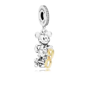 Visací Přívěsek PANDORA Disney, limitovaná edice 90. výročí Mickeyho - B801005 (obrázek pro) Visací Přívěsek PANDORA Disney, limitovaná edice 90. výročí Mickeyho - B801005