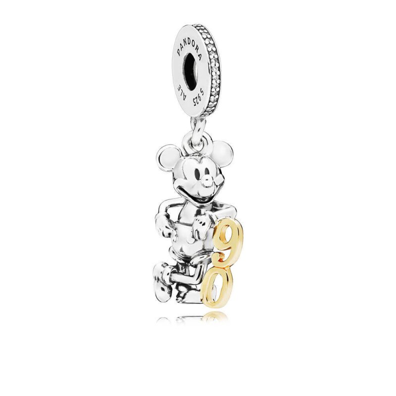(obrázek pro) Visací Přívěsek PANDORA Disney, limitovaná edice 90. výročí Mickeyho - B801005