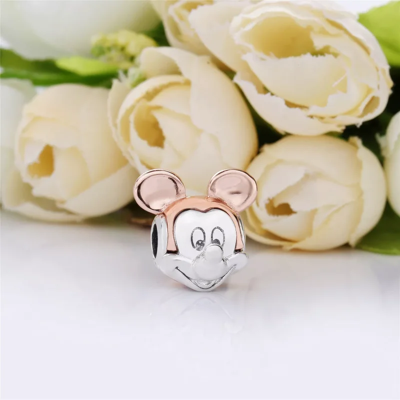 (obrázek pro) Disney, Přívěsek PANDORA, dvoubarevný portrét Mickeye - 787503 - Zobrazit 2
