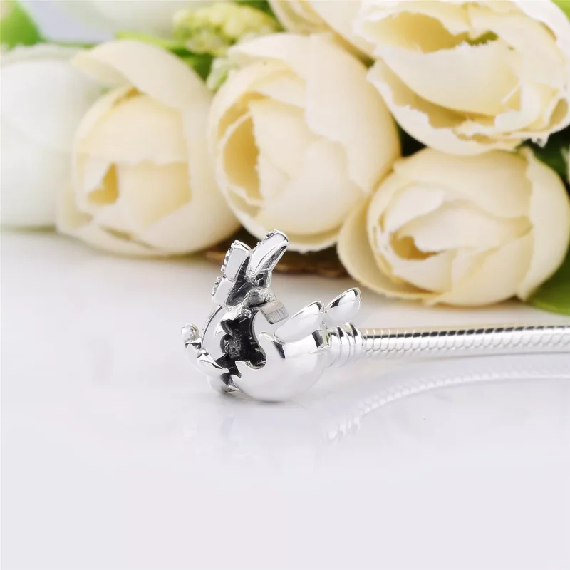 (obrázek pro) Náramek PANDORA Disney, Minnie třpytivý portrét - 597770CZ - Zobrazit 3