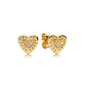 (obrázek pro) Náušnice PANDORA Podpis srdce - 267382CZ