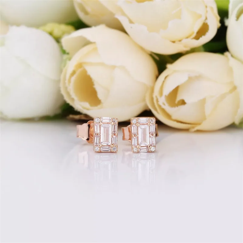 (obrázek pro) Náušnice PANDORA Svítící ledový Stud - 287567CZ - Zobrazit 2