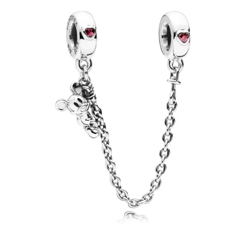 (obrázek pro) PANDORA Disney bezpečnostní řetízek Mickey horolezec - 797173CZR