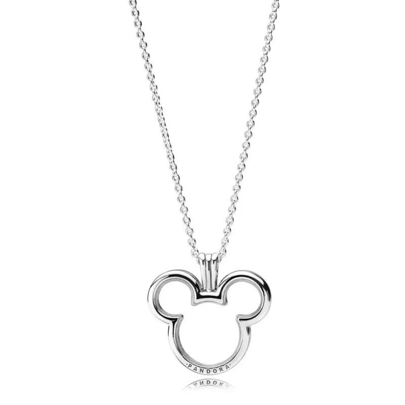 (obrázek pro) PANDORA Disney náhrdelník Medailonek Mickey - 397177