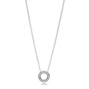 PANDORA náhrdelník Srdce PANDORA - 397436CZ (obrázek pro) PANDORA náhrdelník Srdce PANDORA - 397436CZ
