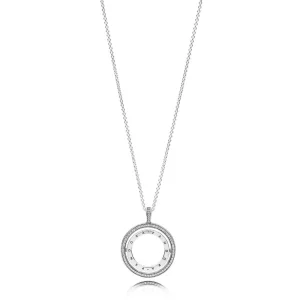 PANDORA náhrdelník Tančící srdce PANDORA - 397410CZ (obrázek pro) PANDORA náhrdelník Tančící srdce PANDORA - 397410CZ