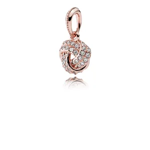 (obrázek pro) PANDORA Rose přívěsek Třpytivý uzlíček lásky - 380385CZ