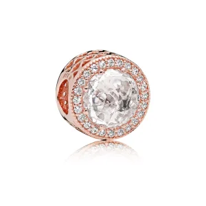 (obrázek pro) PANDORA Rose přívěsek Zářící srdce - 781725CZ