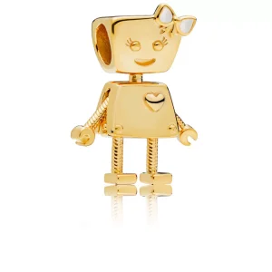 PANDORA Shine přívěsek Robotka Bella - 767141EN23 (obrázek pro) PANDORA Shine přívěsek Robotka Bella - 767141EN23