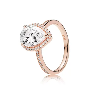 (obrázek pro) Prsten PANDORA Oslnivá slza - 186251CZ