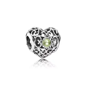 Srpen, srdce - PANDORA 791784PE (obrázek pro) Srpen, srdce - PANDORA 791784PE