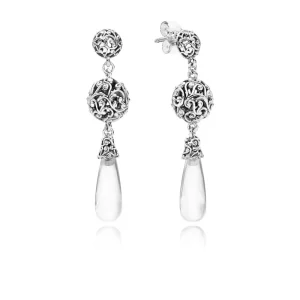 (obrázek pro) Visací náušnice PANDORA Kapky Regal - 297686CZ
