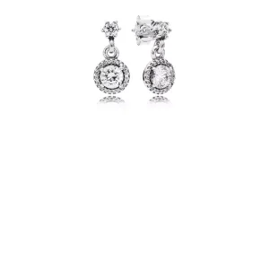 (obrázek pro) Visací náušnice PANDORA Klasická elegance - 290594CZ