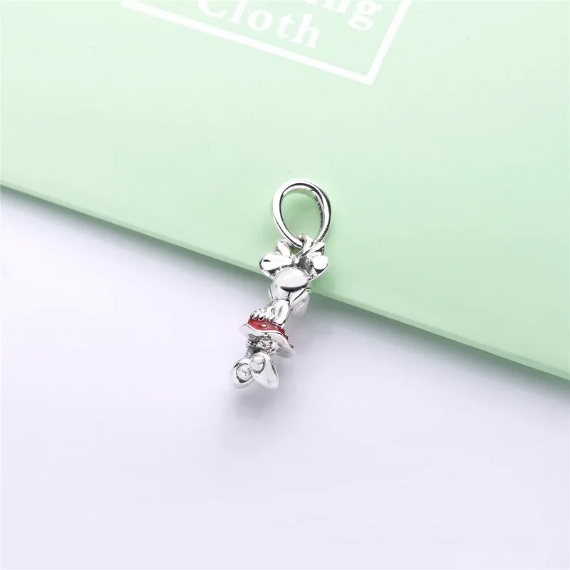 (obrázek pro) Přívěsek PANDORA na náhrdelník Disney, Minnie s puntíky - 397768EN09 - Zobrazit 3