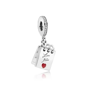 Visací Přívěsek PANDORA Milostné poznámky - 797835CZ (obrázek pro) Visací Přívěsek PANDORA Milostné poznámky - 797835CZ