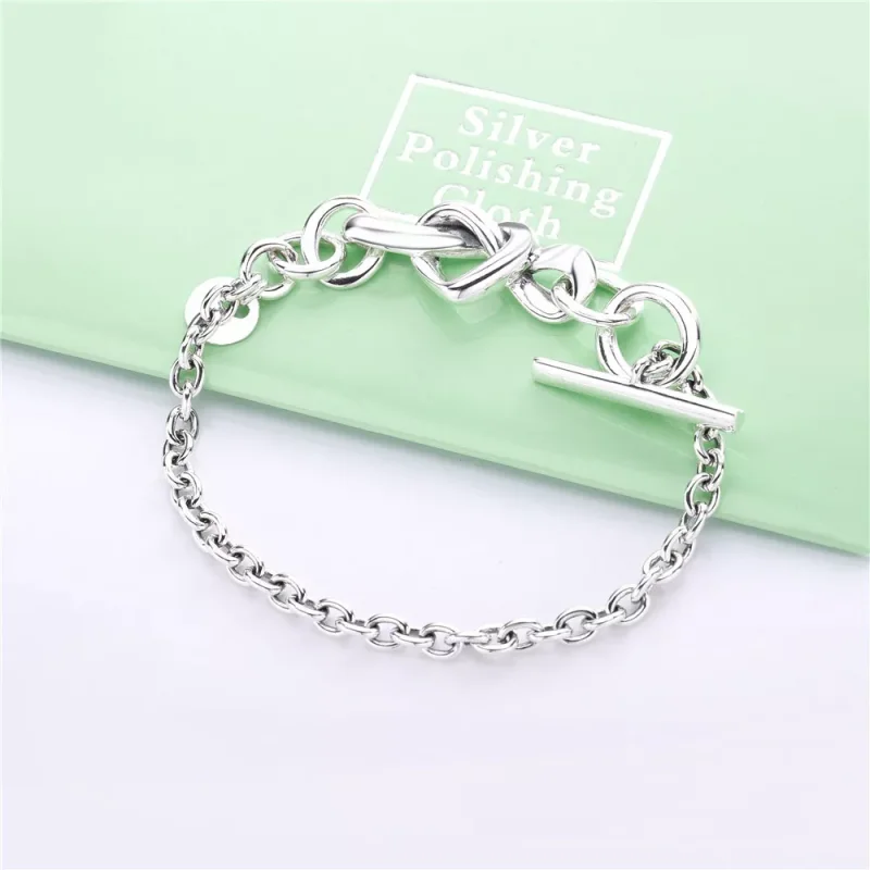 (obrázek pro) Náramek PANDORA Propletené srdce - 598100 - Zobrazit 2