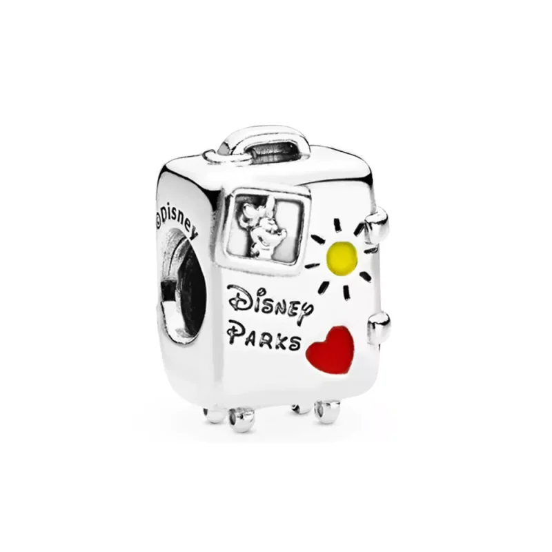 (obrázek pro) Přívěsek PANDORA Mickey a Minnie 'Vacay Mode' Kufr - 7501057372312P - Zobrazit 2