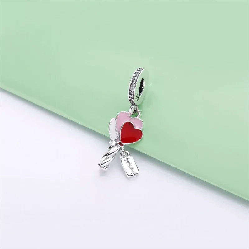 (obrázek pro) Visací přívěsek PANDORA Balónky srdce - 798076CZ - Zobrazit 2