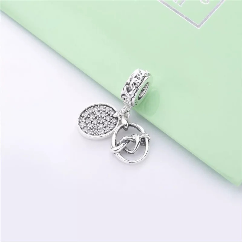 (obrázek pro) Visací přívěsek PANDORA Propletená srdce - 798095CZ - Zobrazit 2