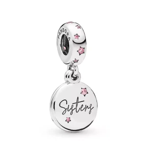 Visací přívěsek PANDORA Sestry navždy - 798012FPC (obrázek pro) Visací přívěsek PANDORA Sestry navždy - 798012FPC